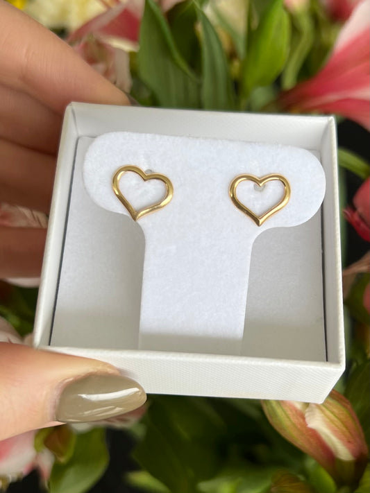 Aretes corazón