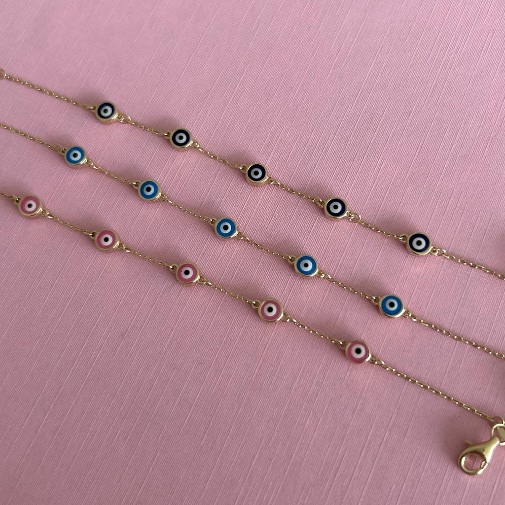 Pulsera ojitos varios bebé/niño